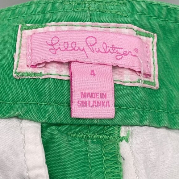 Lilly Pulitzer Green Shorts Women's Size 4 - Picture 3 of 7